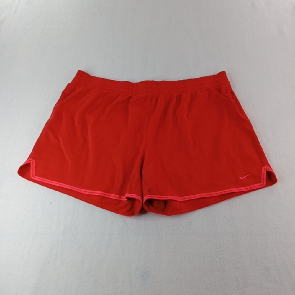 XL Dri FitNIKE Red & Neon Short